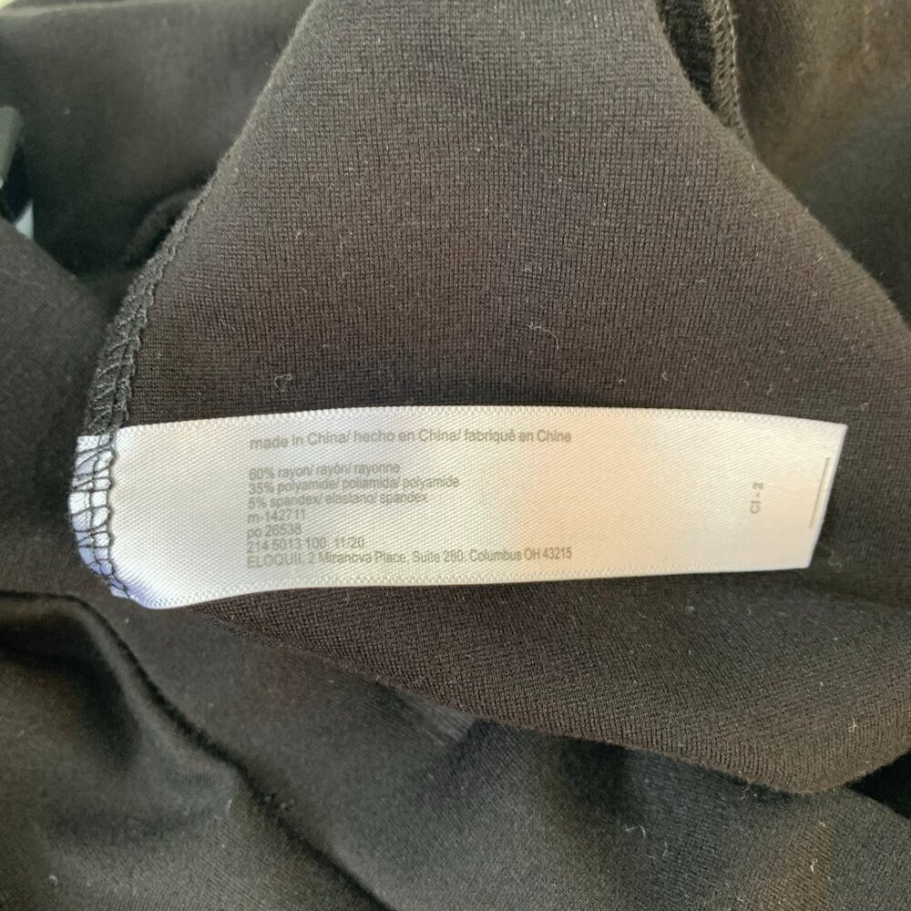 Eloquii Elements Black Pull On Elastic Waist Skin… - image 7